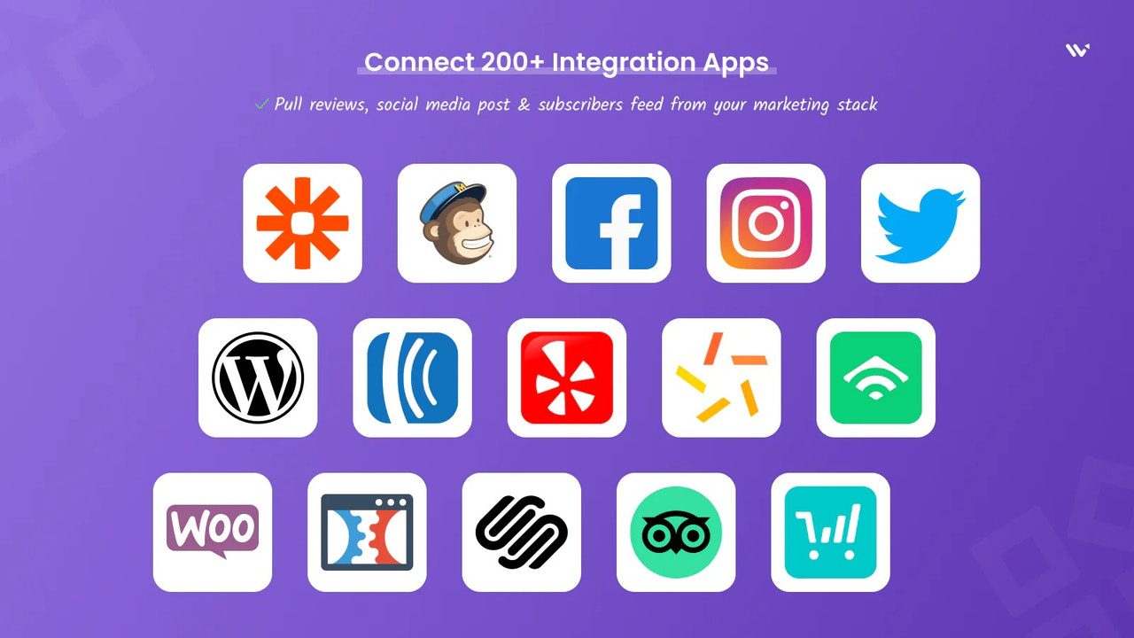 Más de 200 aplicaciones de integración