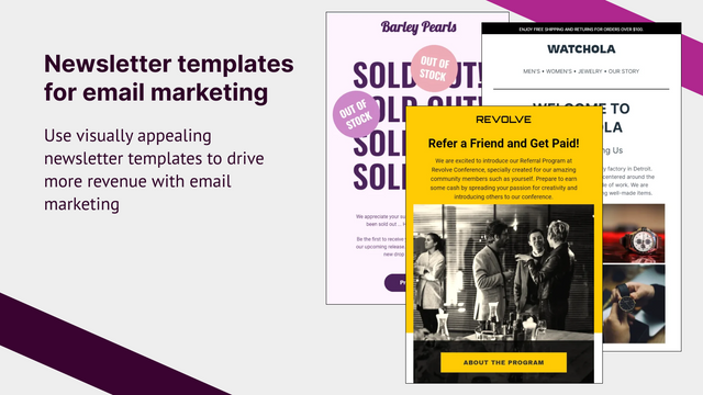 Newsletter email templates