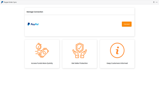 Manage Paypal Connection