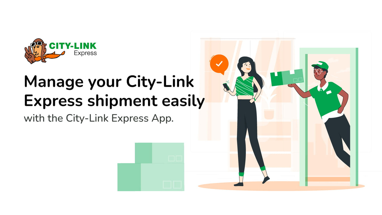 Manage your City-Link Express shipment easily with City-Link App