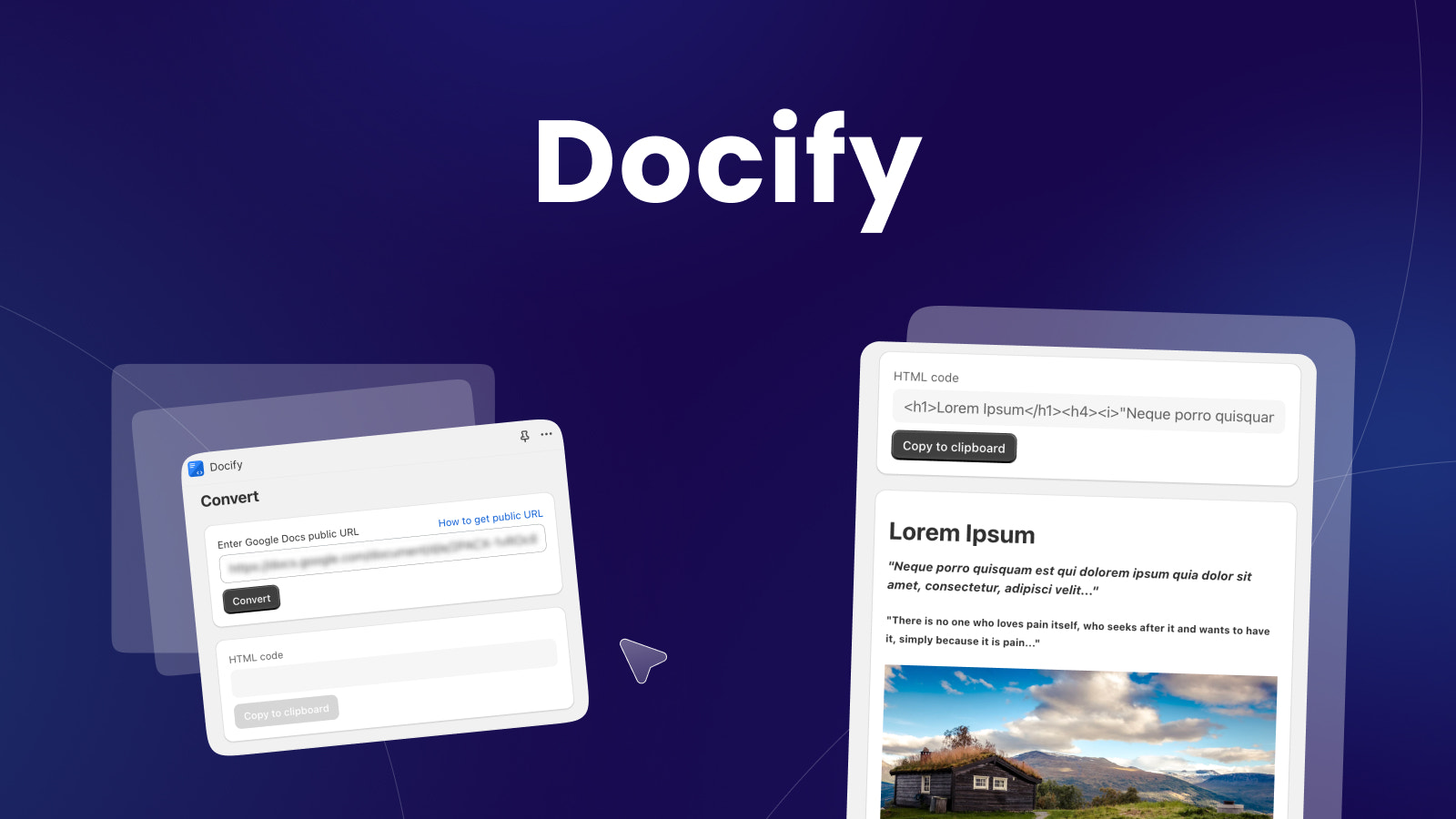 converter google doc para página shopify