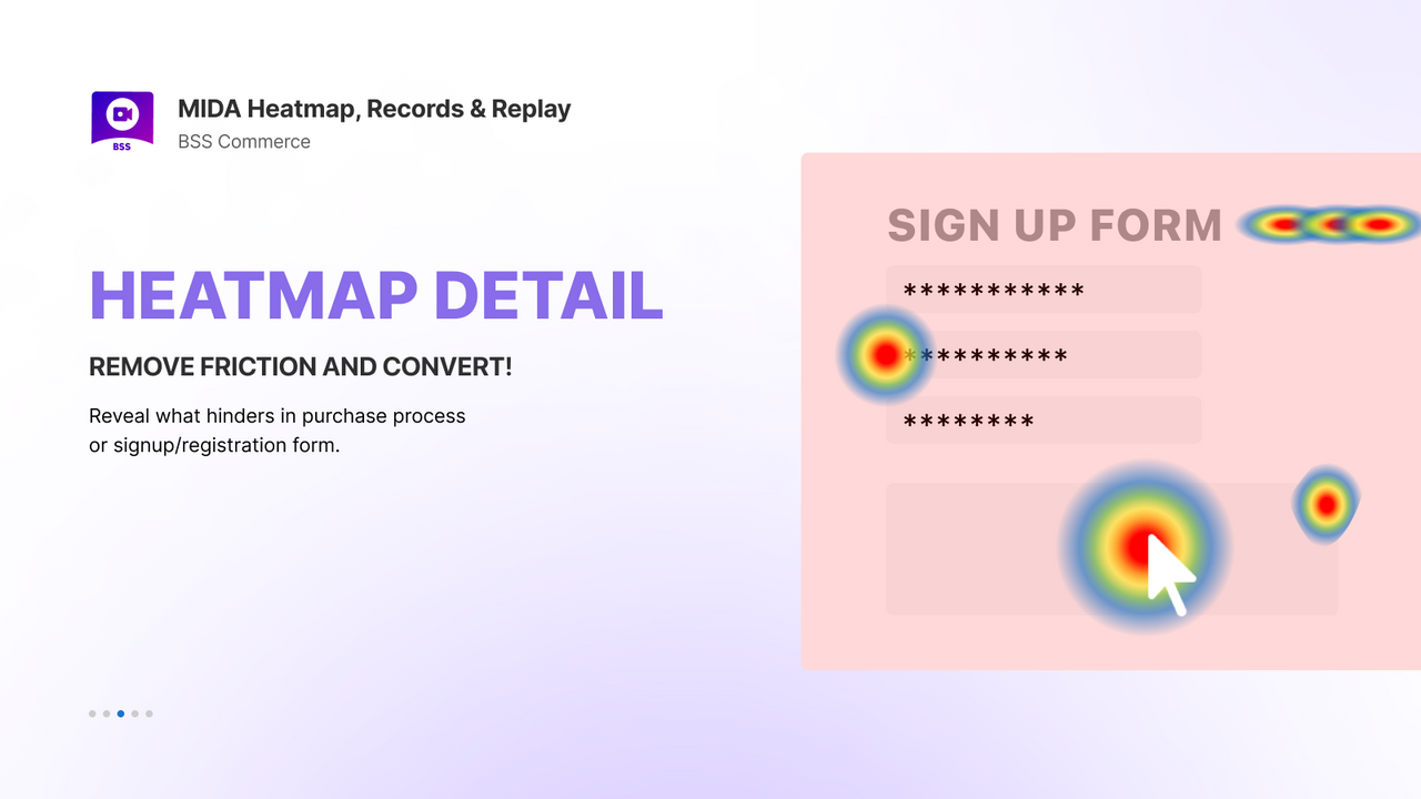 Show Detailed Heatmap, Reveal The Elements Need To Focus