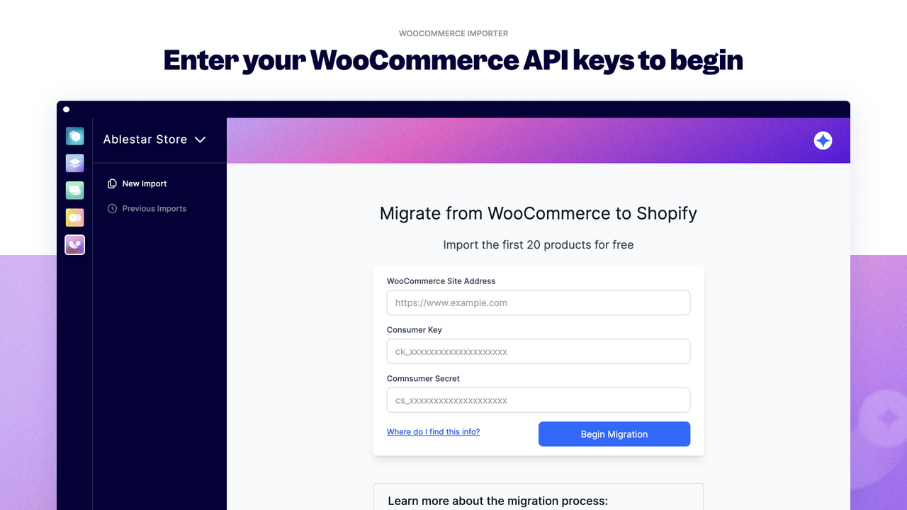 WooCommerce til Shopify Migration