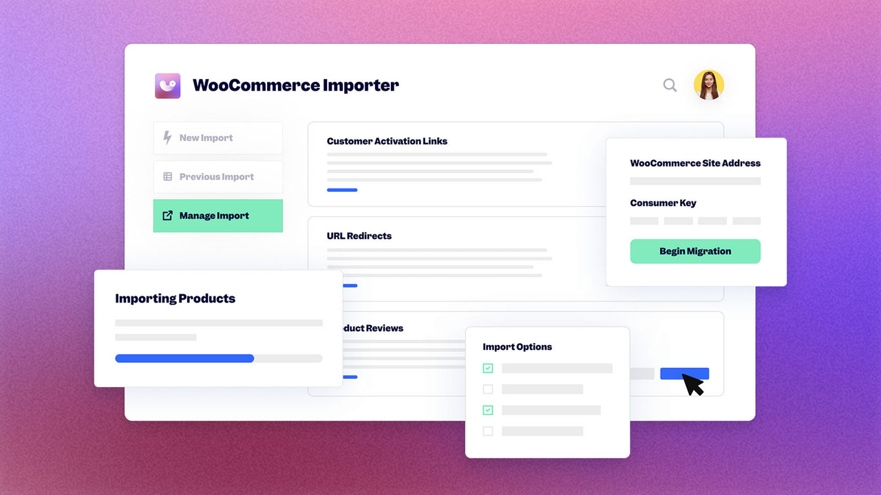 Migrate your product, order and customer data from WooCommerce