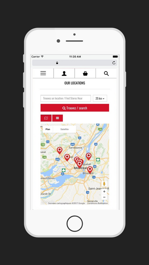 Store Locator Mobile 1