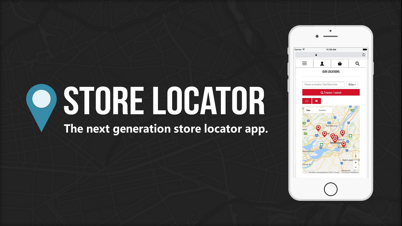 Store Locator Feature Bild