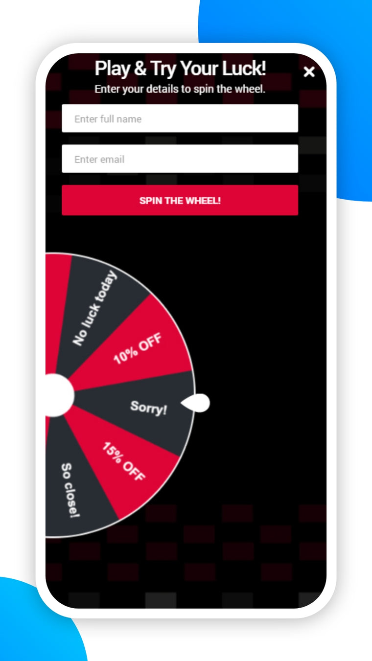 EVM Spin Wheel ‑Discount Wheel Screenshot