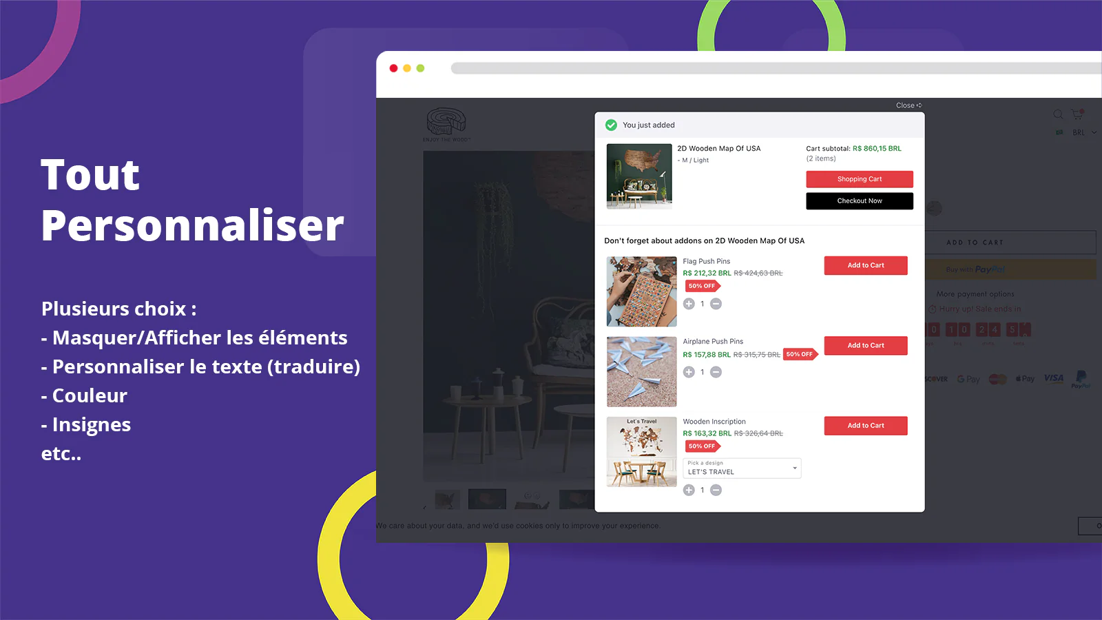 Mesurez la offres de vente incitative avec nos outils d'analyse.