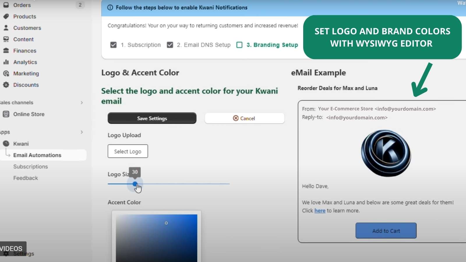 KWANi ‑ easy email marketing Screenshot