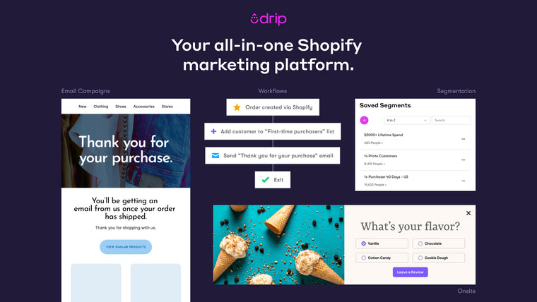 Drip: Email Marketing & Popups Screenshot