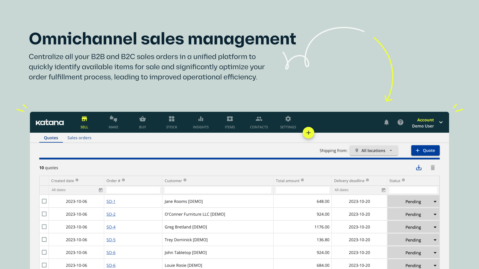 Omnichannel sales management to optimize your order fulfillment