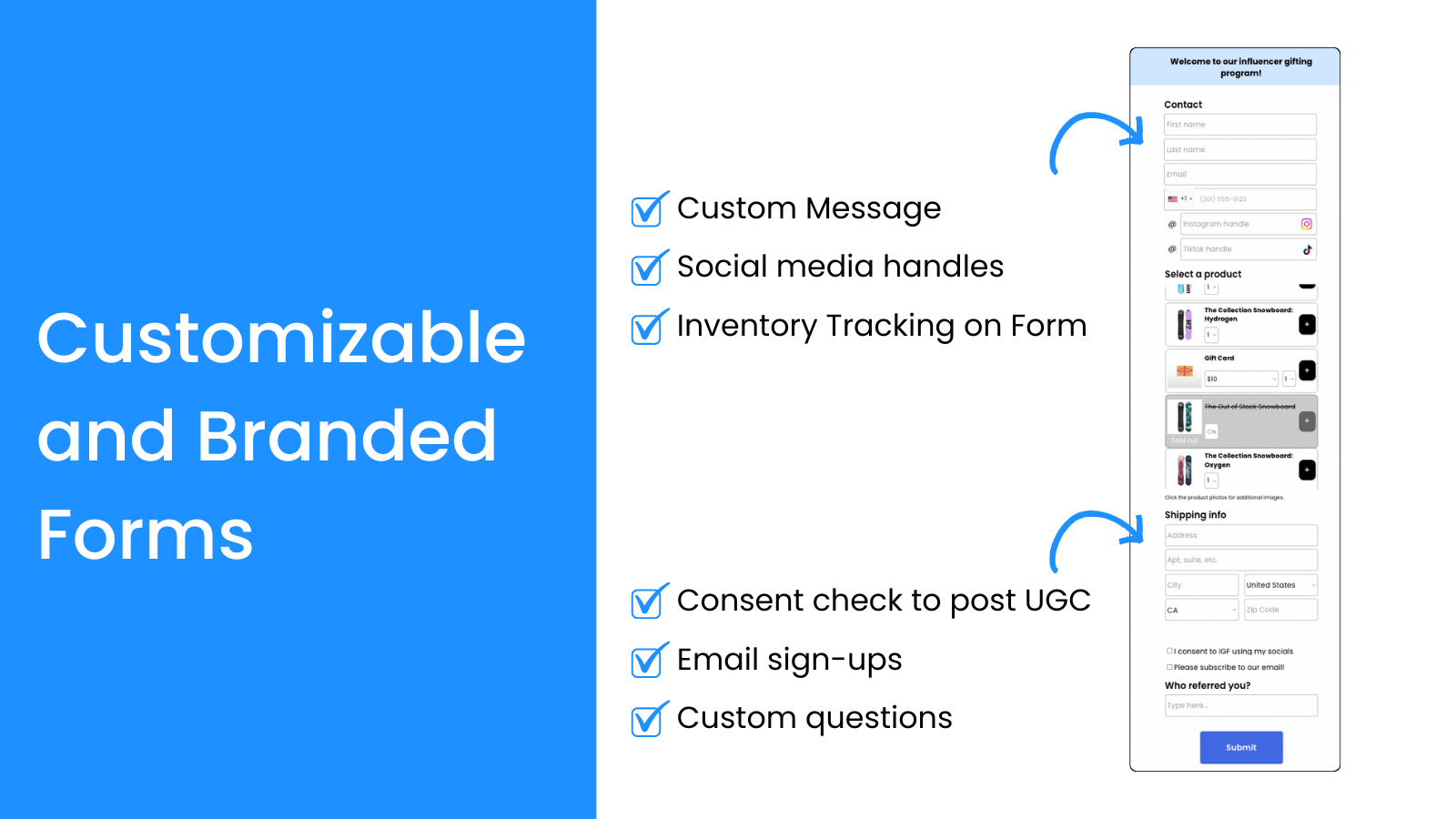 Customizable and Branded Forms