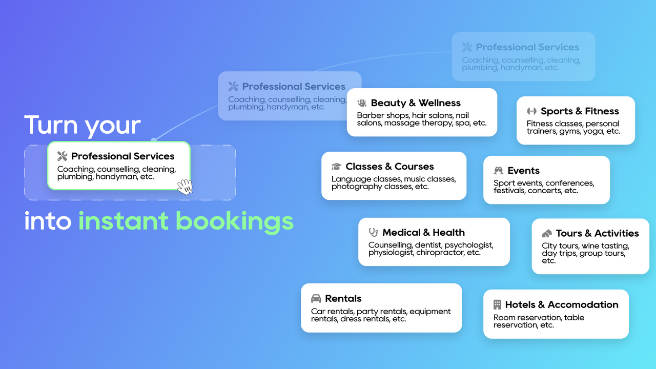 Cally - Turn your services into instant bookings