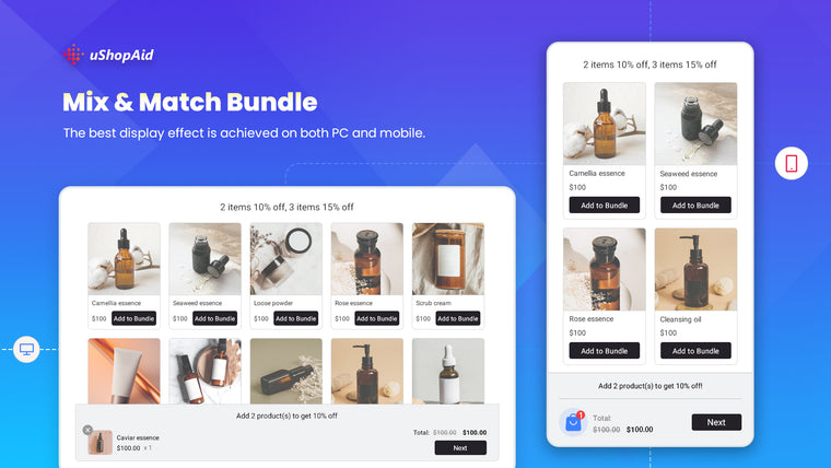 uShopAid ‑ Easy Bundle Builder Screenshot