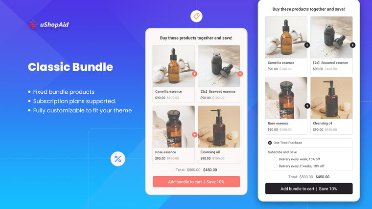 uShopAid ‑ Easy Bundle Builder Screenshot