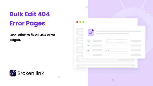 Daily 404 Error Report_Broken Link Manager