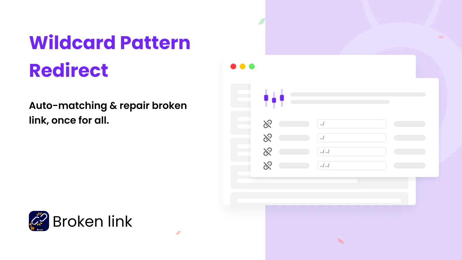 Wildcard Pattern Redirect_Broken Link Manager