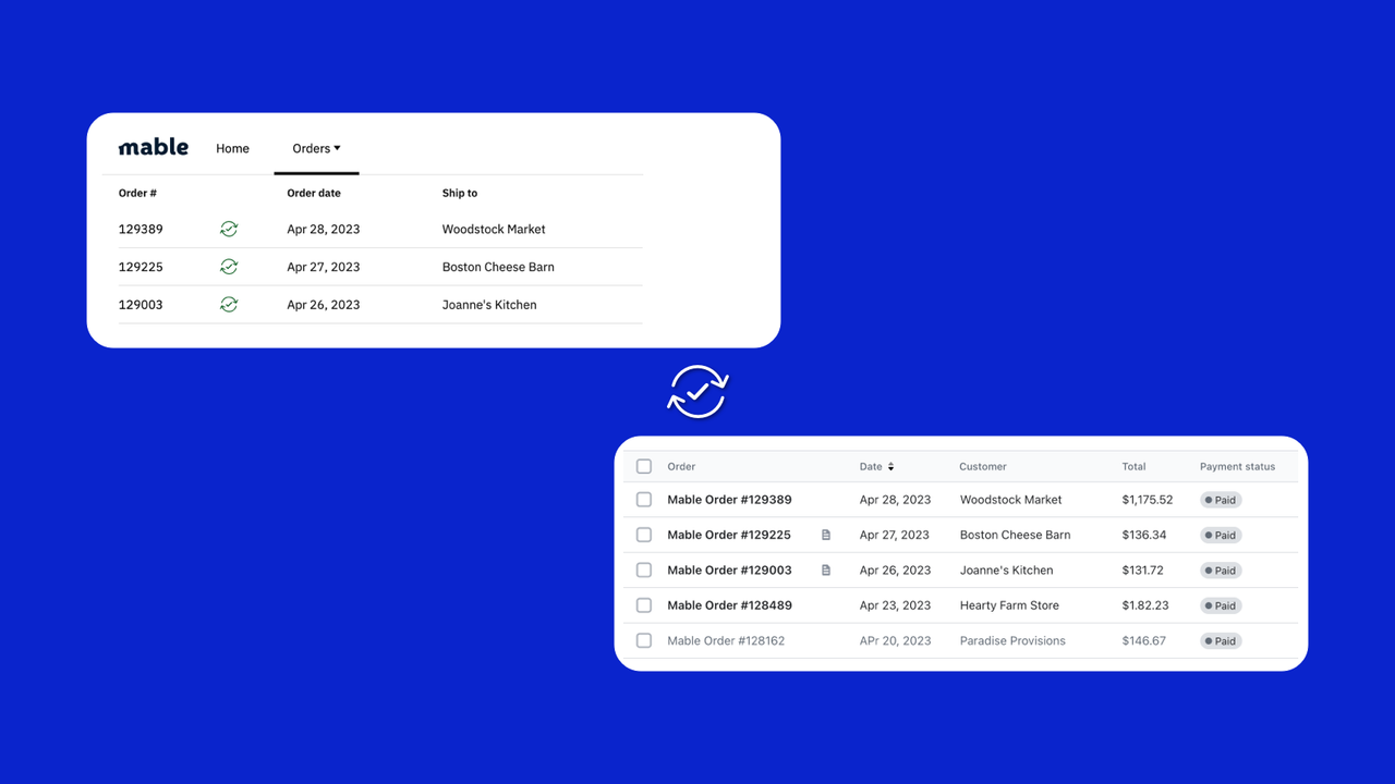 Process your Mable orders through Shopify