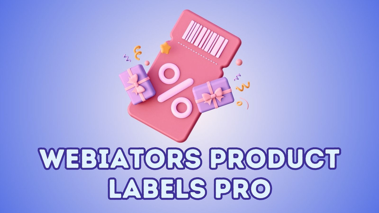 Webiators Product Label & Badges