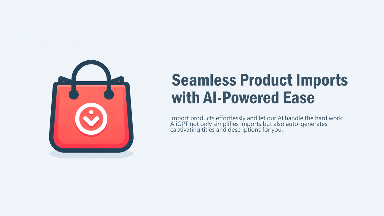 AliGPT aliexpress product importer banner