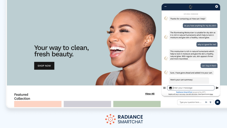 Radiance SmartChat Screenshot