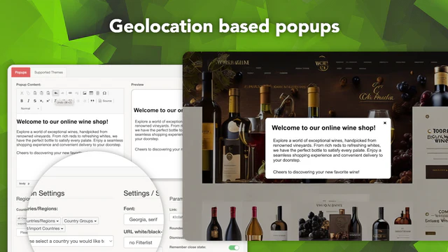 Geolizr Popup-Widget