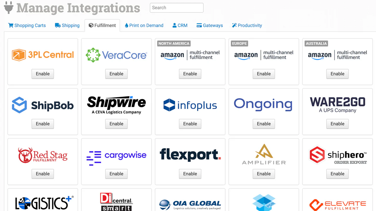 Order Desk integrationer