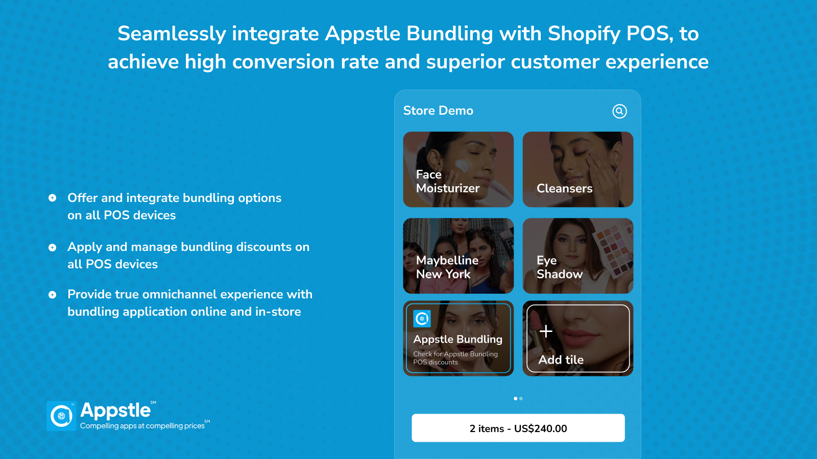 Seamlessly integrate with Shopify POS