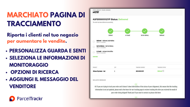 Traccia pacchi: crea pagina di tracking personalizzata