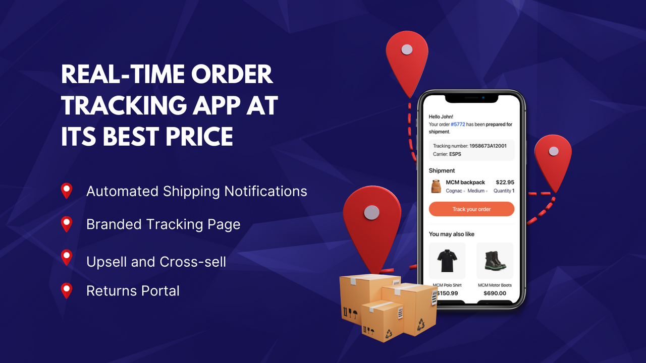 application de suivi des commandes Shopify | Parcel Tracking app