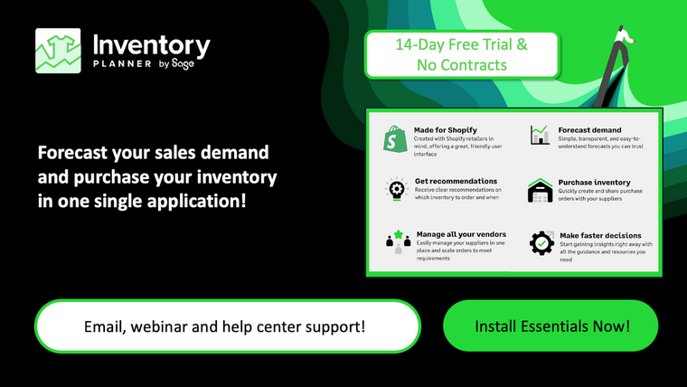 Inventory Planner ‑ Essentials Screenshot