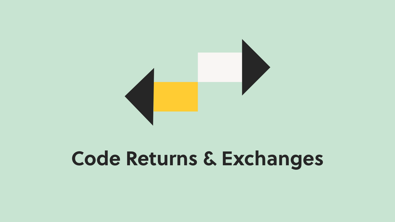 Code Returns & Exchanges