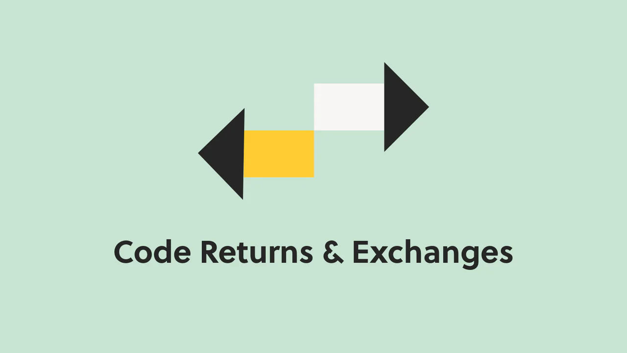 Code Returns & Exchanges