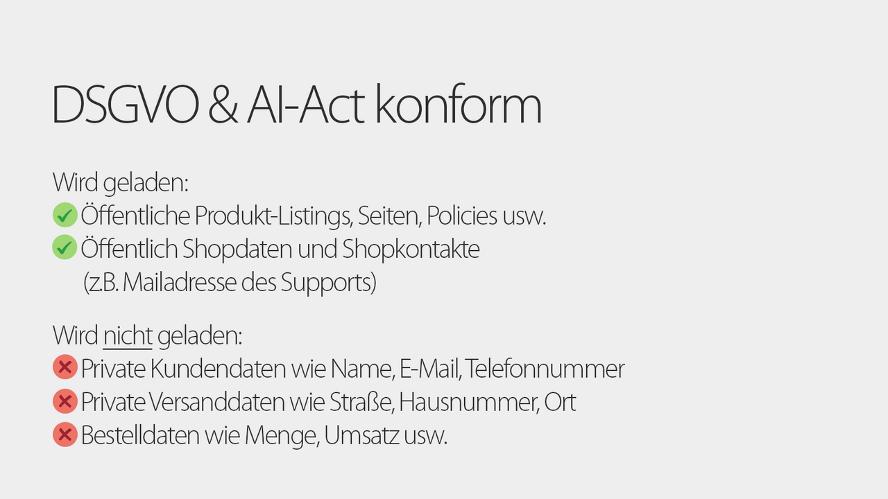 dsgvo konform und ai act konform für einsatz in eu