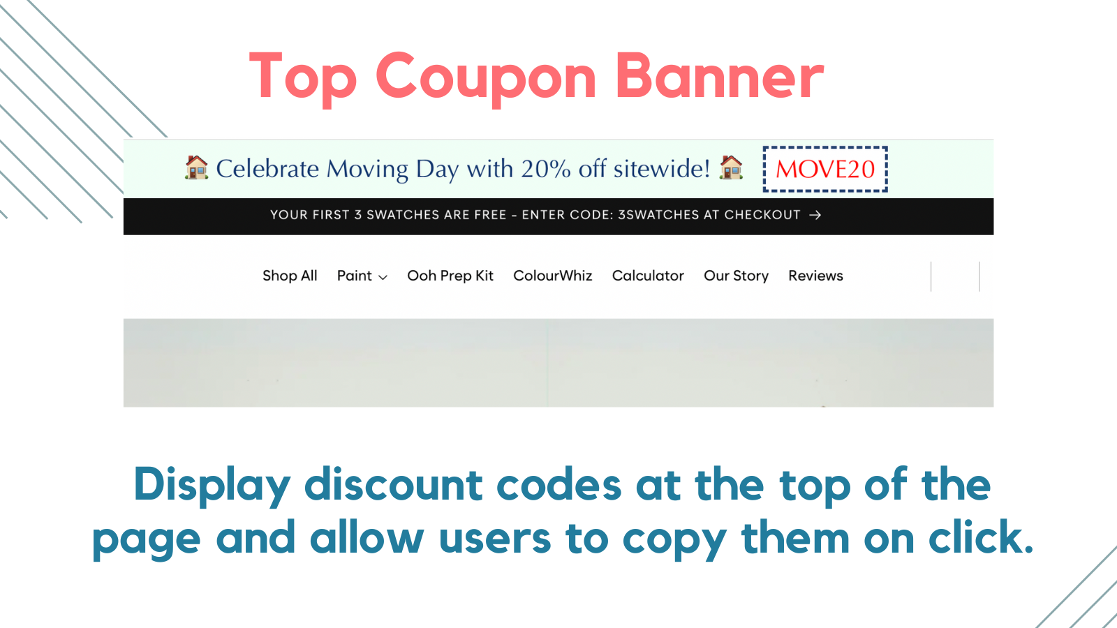 top coupon bar