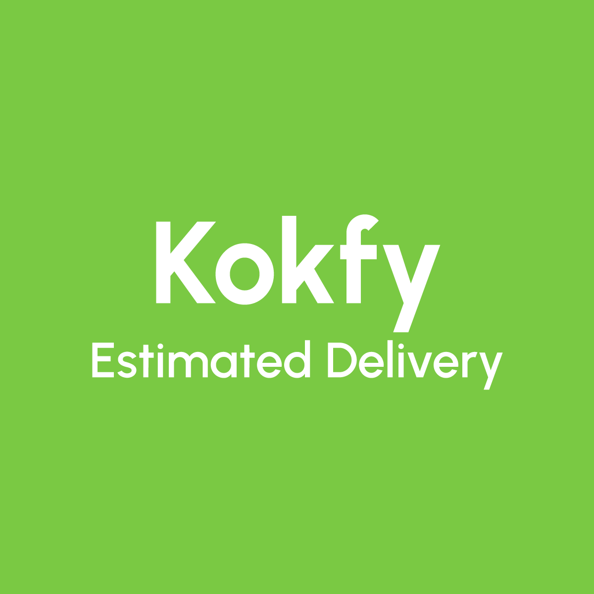 Kokfy ‑ Estimated Delivery for Shopify