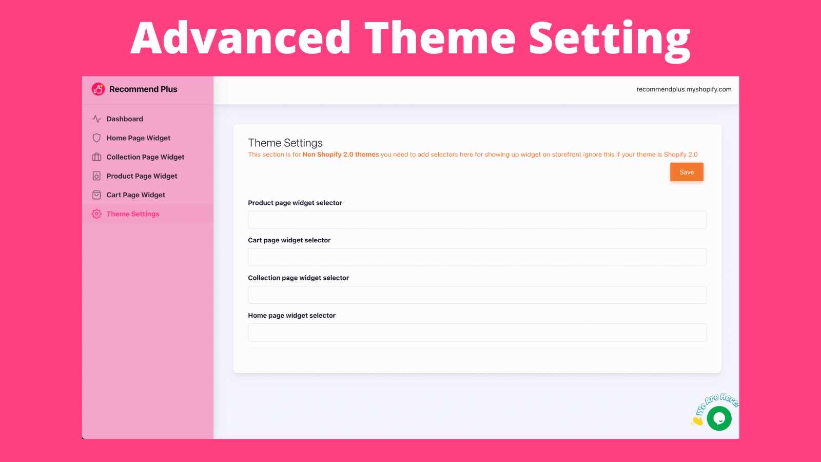 Advanced Theme Settings