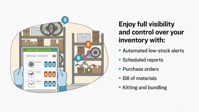 Disfruta de total visibilidad y control sobre tu inventario.