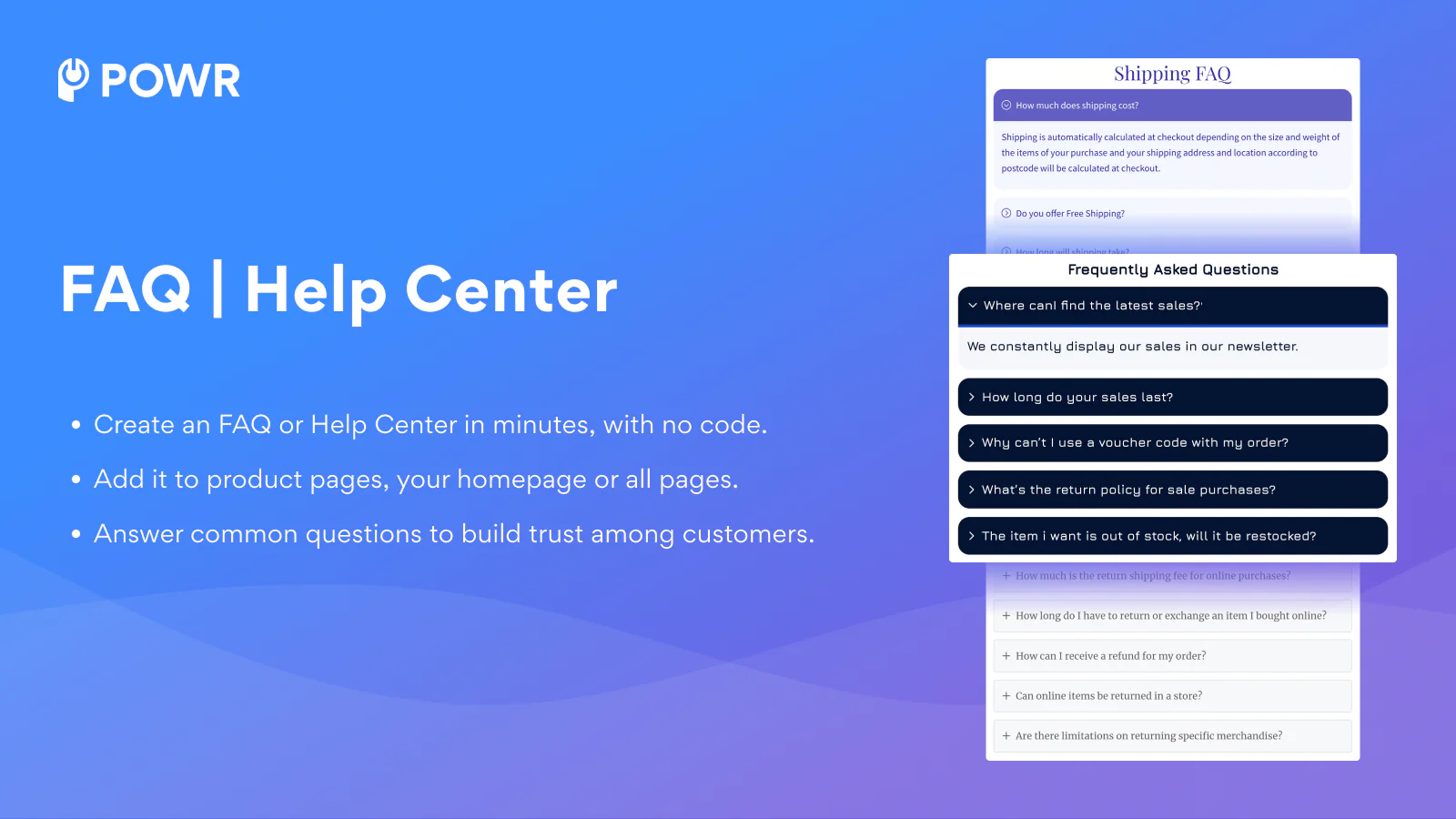 FAQ Help Center