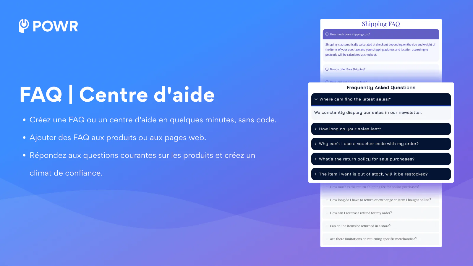 FAQ - Centre d'aide