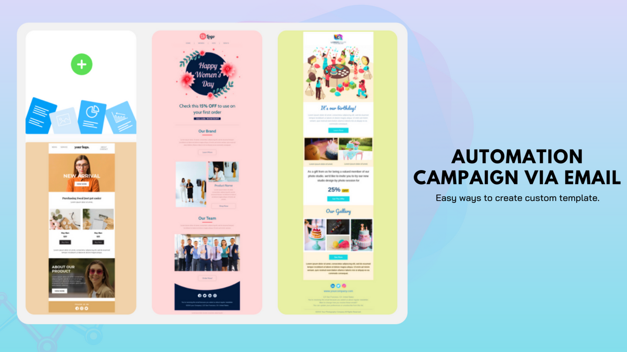 8. Campaign email template
