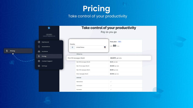 Pricing page