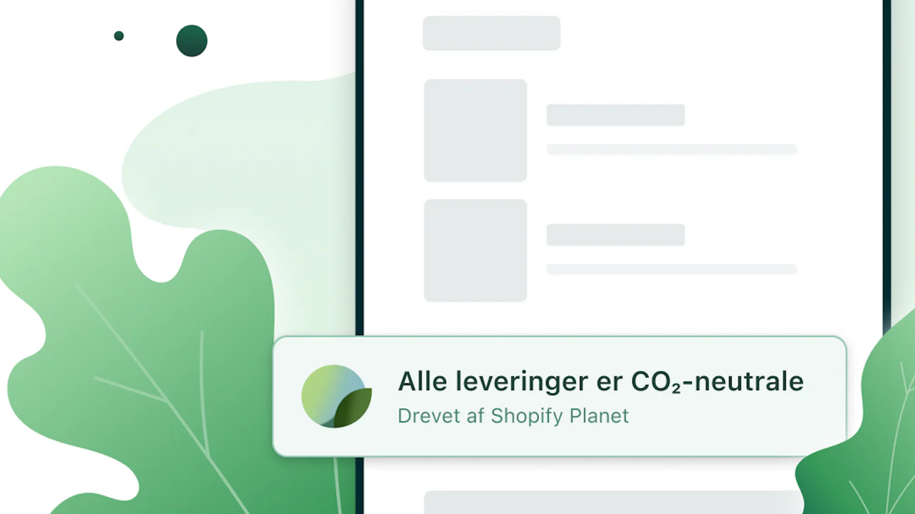 Tilbyd CO2-neutral levering på alle ordrer