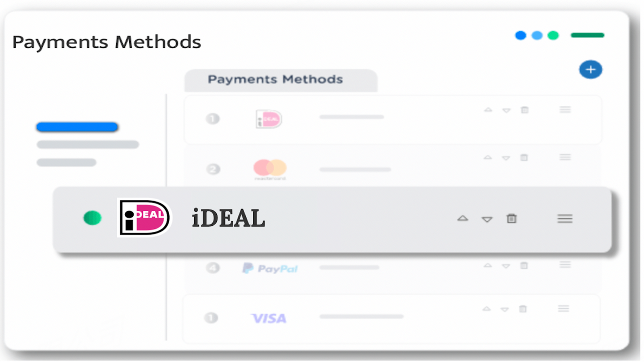 Provide iDEAL as a payment method to your customers