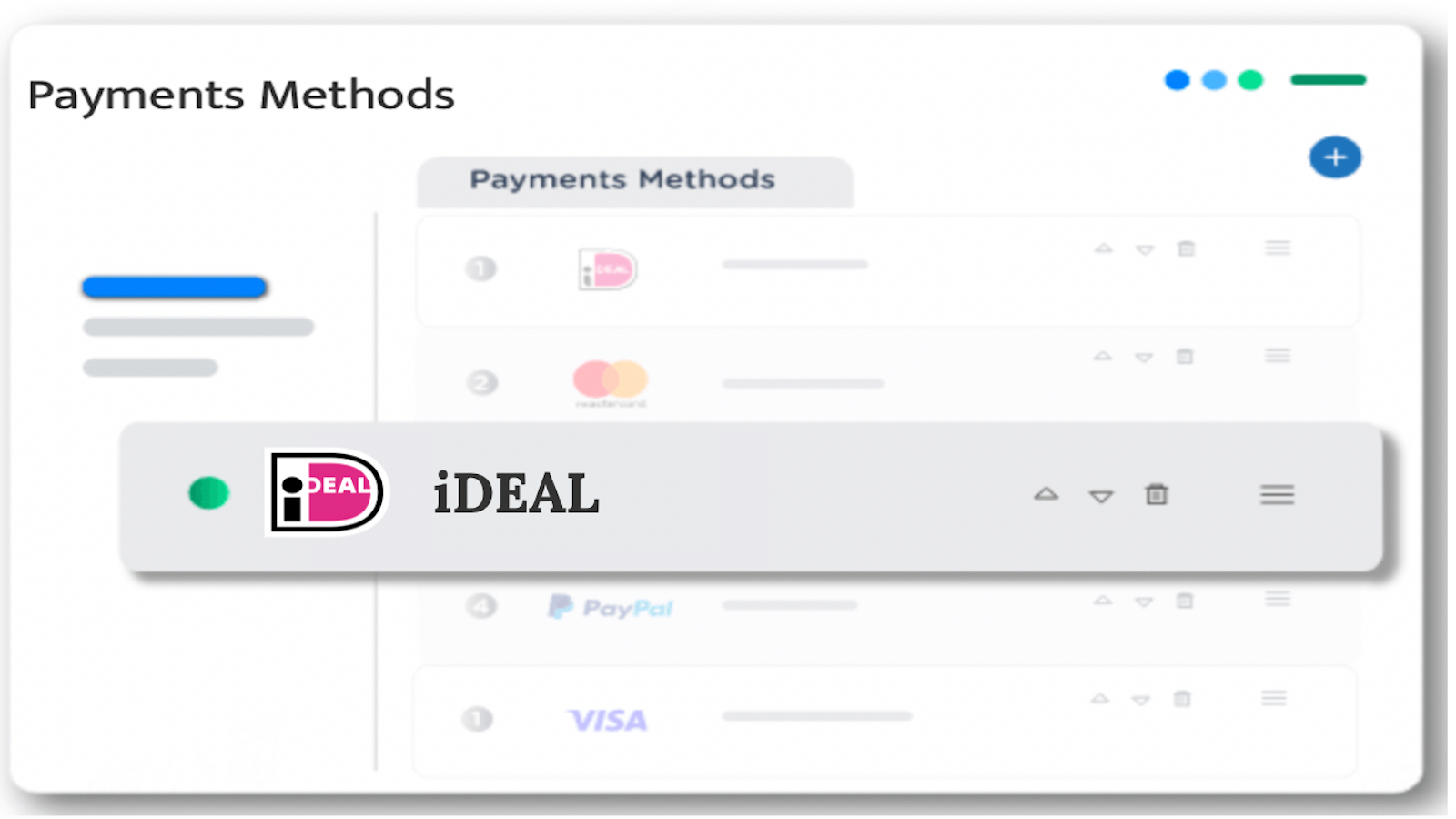 Provide iDEAL as a payment method to your customers