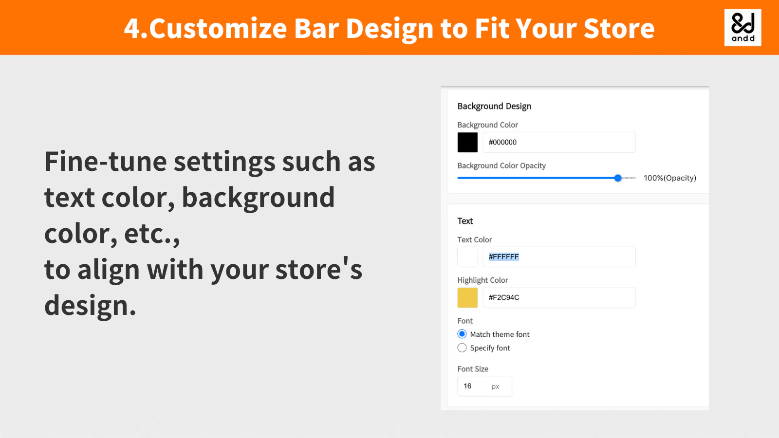 Customize Bar Design to Fit Your Store