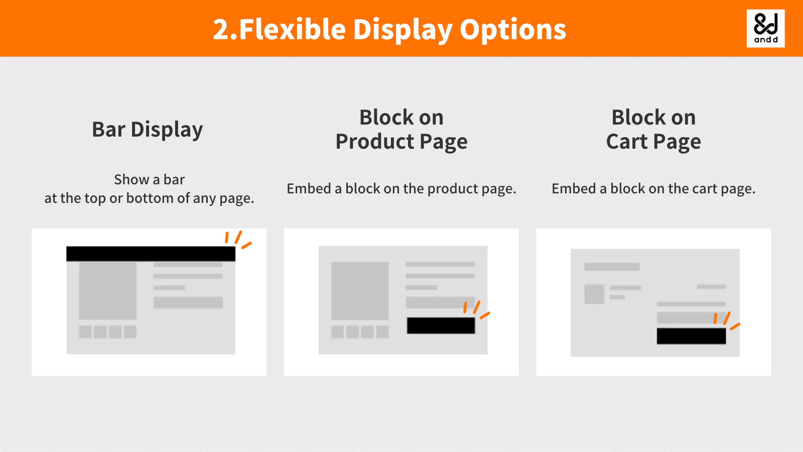 Flexible Display Options