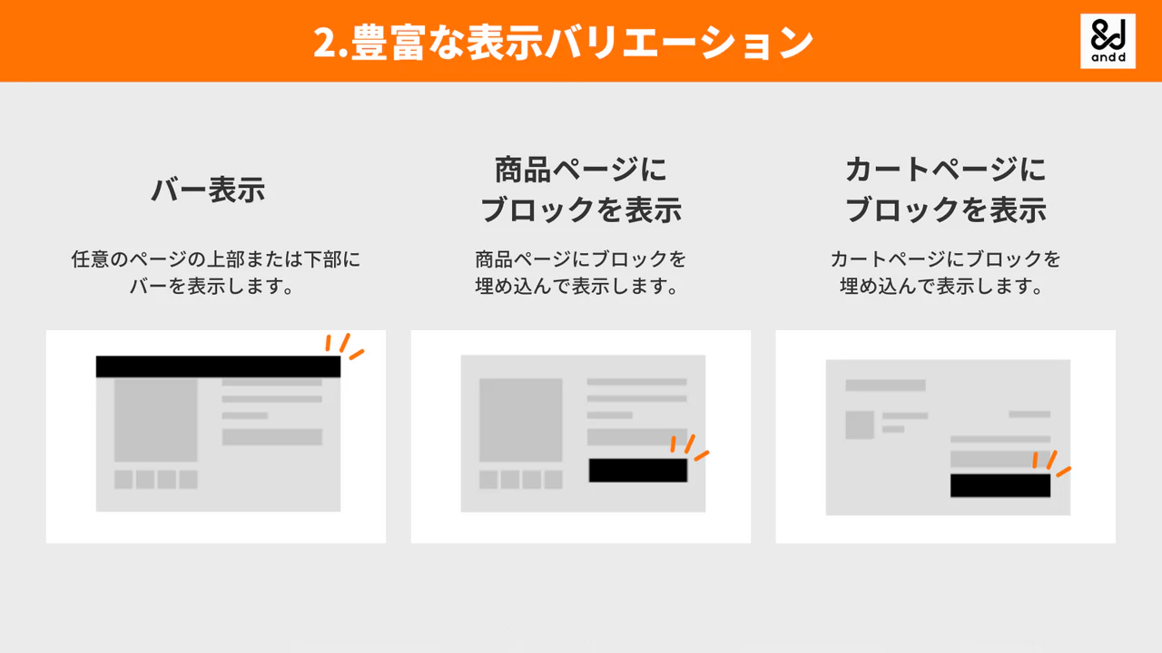 商品合計金額から送料無料になるまでの残り金額を表示し、追加購入の ...