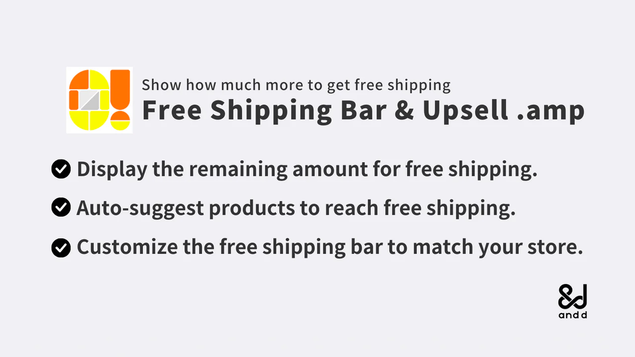 Description Image about Free Shipping Bar & Upsell.amp