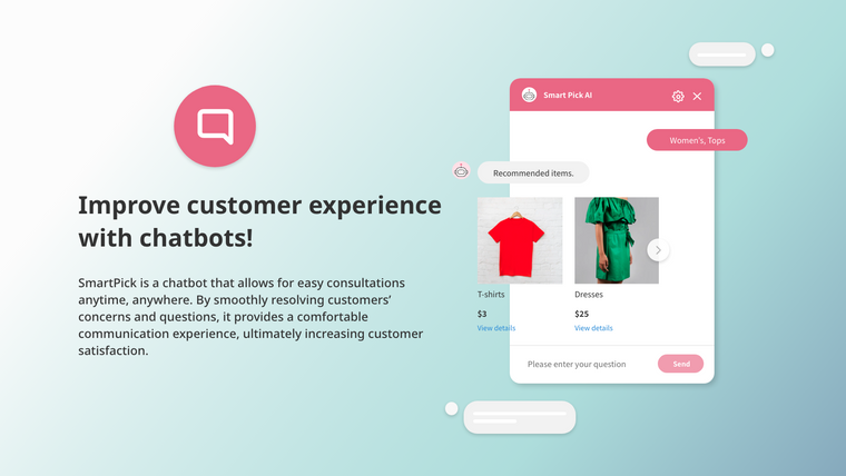 SmartPick ‑ AI Chatbot Screenshot